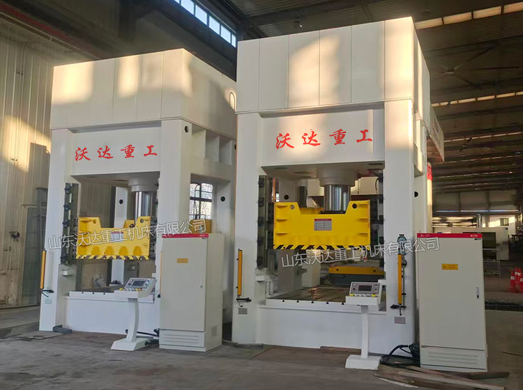 500吨汽车配件成型液压机安装完成 500吨汽车配件成型液压机安装完成