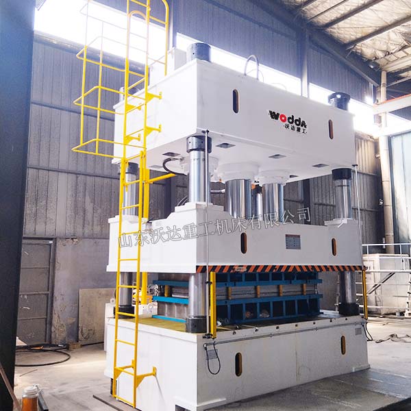 800吨四柱液压机冲压铝波纹板试机 800吨四柱液压机冲压铝波纹板试机